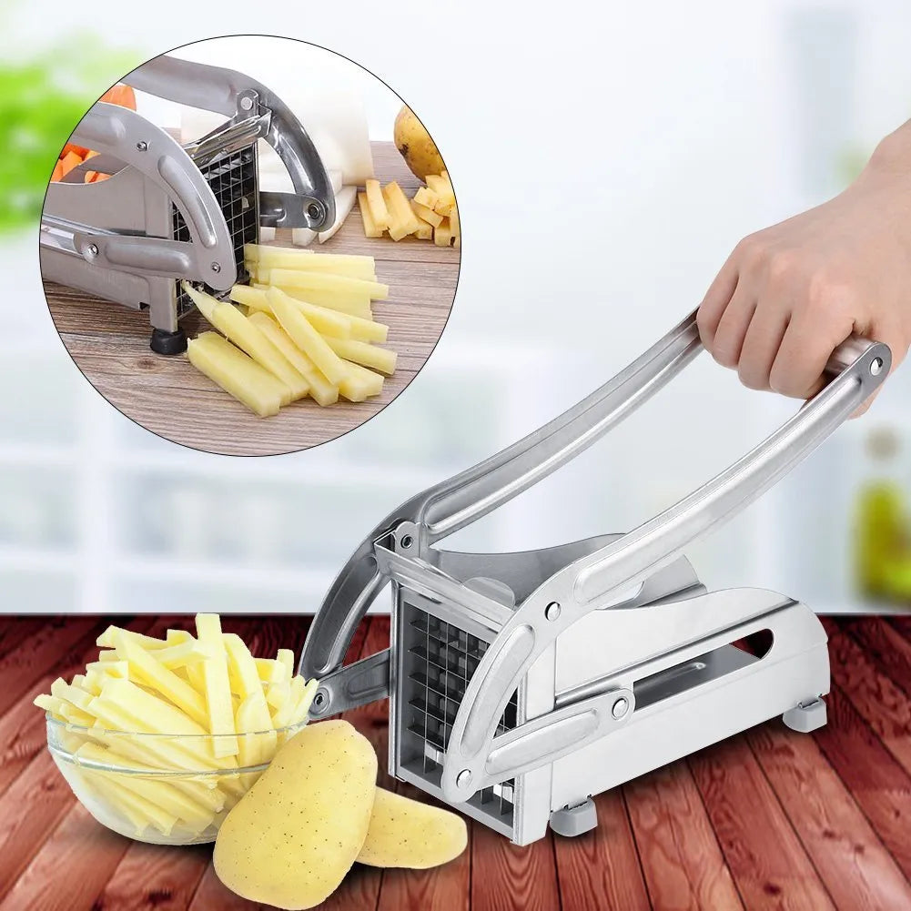 2 in 1 - French Fries Cutter & Salad Chopper
