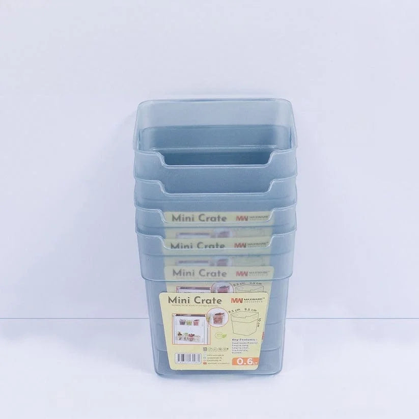 Mini Crate Organizer (Pack of 04)