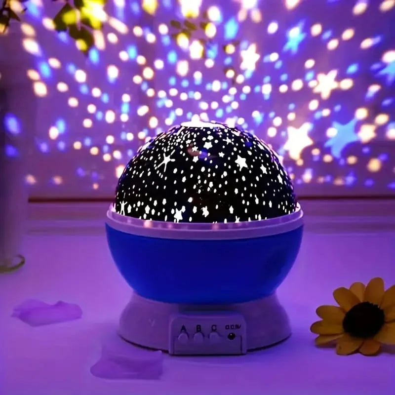 Star Master Galaxy Night Projector Lamp Ceiling Led Light 360 Rotating Colorful Lights Starry Space Projection Home Decoration Design, Gift for Kids-Multicolor