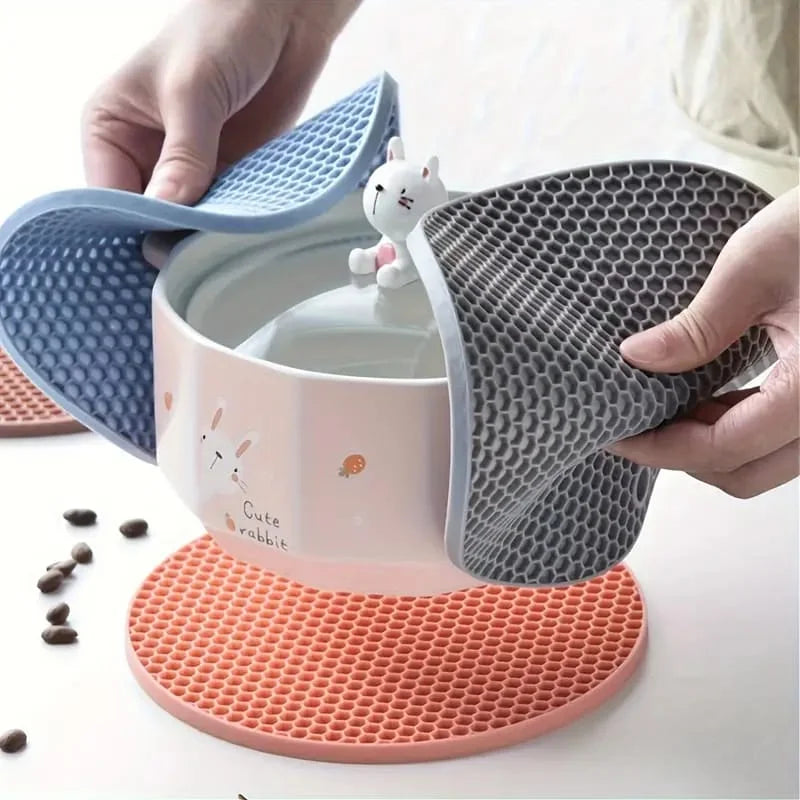 Non Slip Honeycomb Silicone Placemat