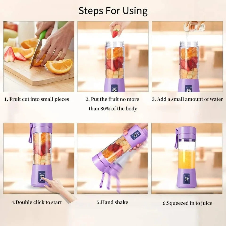 Portable Mini Blender Juicer Machine Milkshake Cup