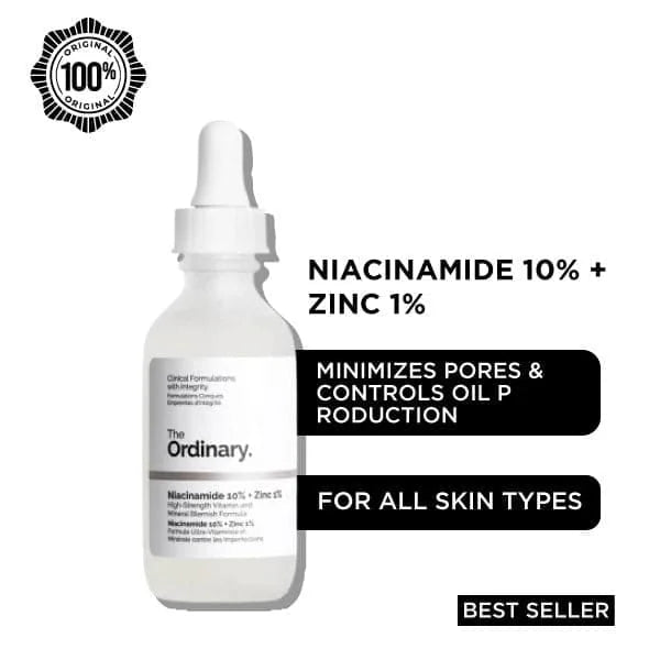 The Ordinary Niacinamide 10% + Zinc 1% Face Serum Oil Balance