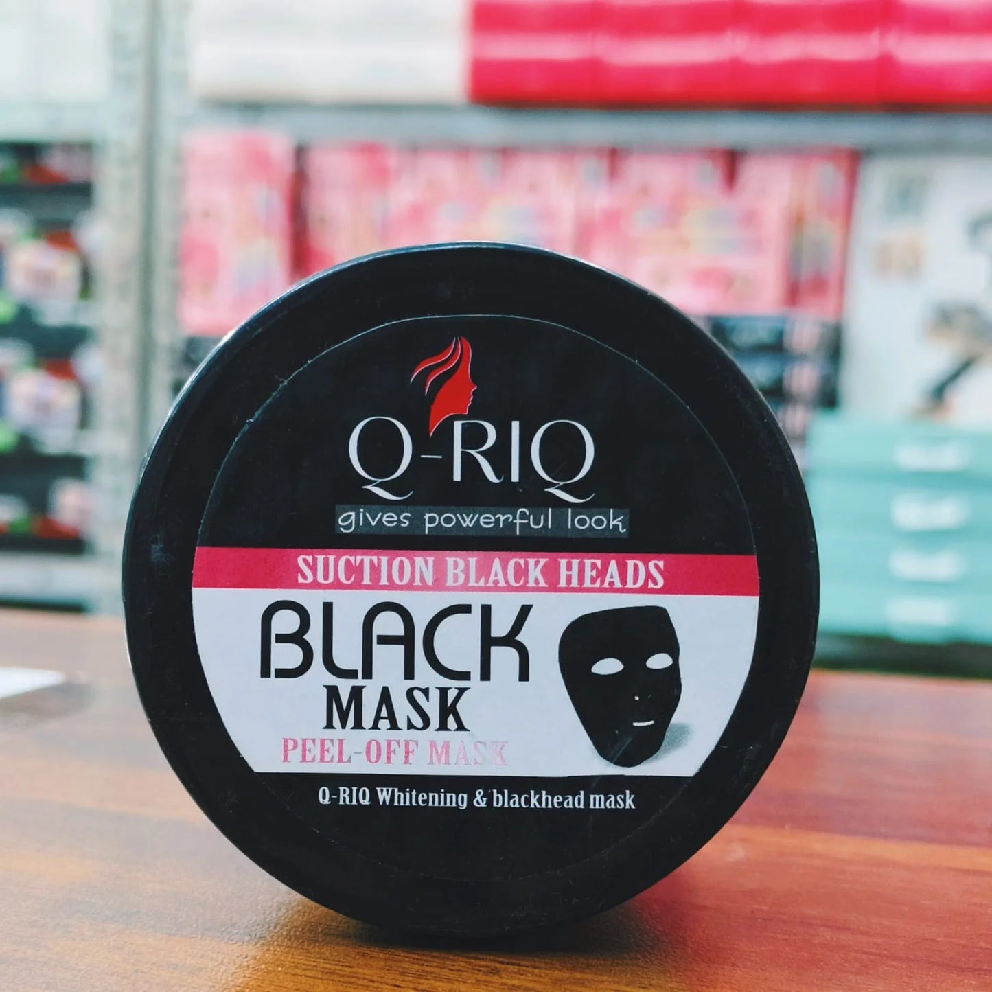 Q-Riq Black Mask Suction black heads peel-of mask