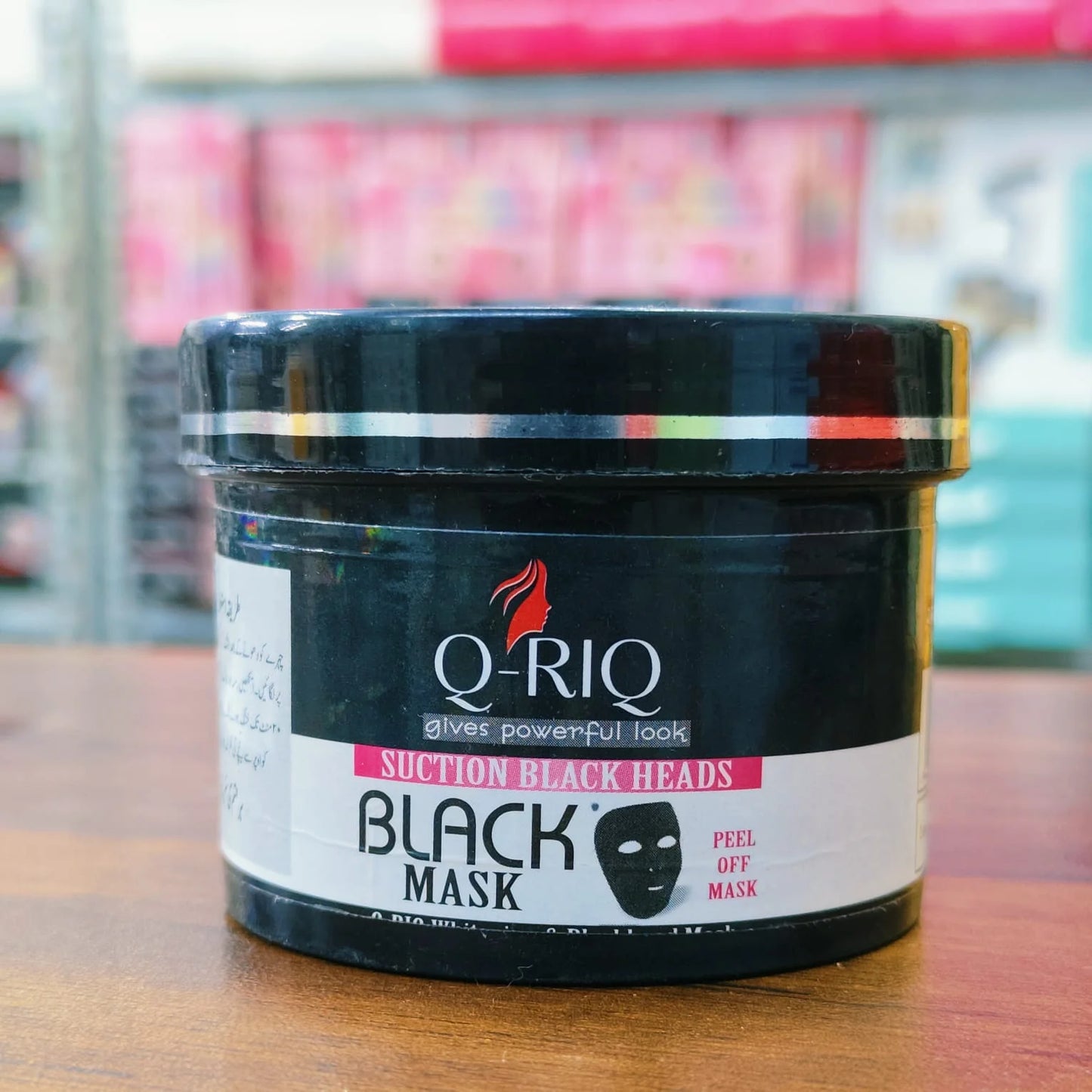 Q-Riq Black Mask Suction black heads peel-of mask