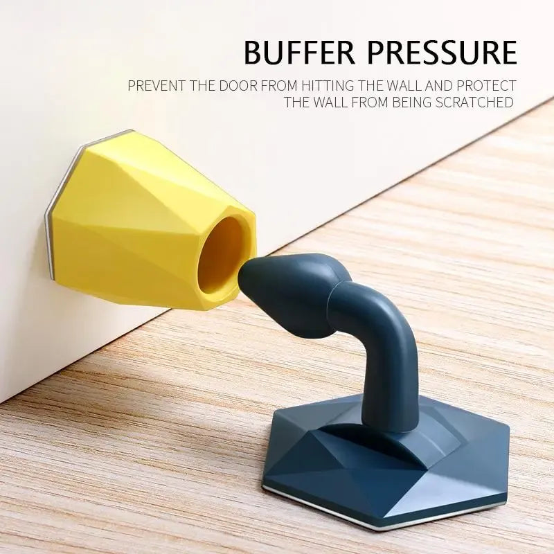 Silicone Punch Free Door Stopper