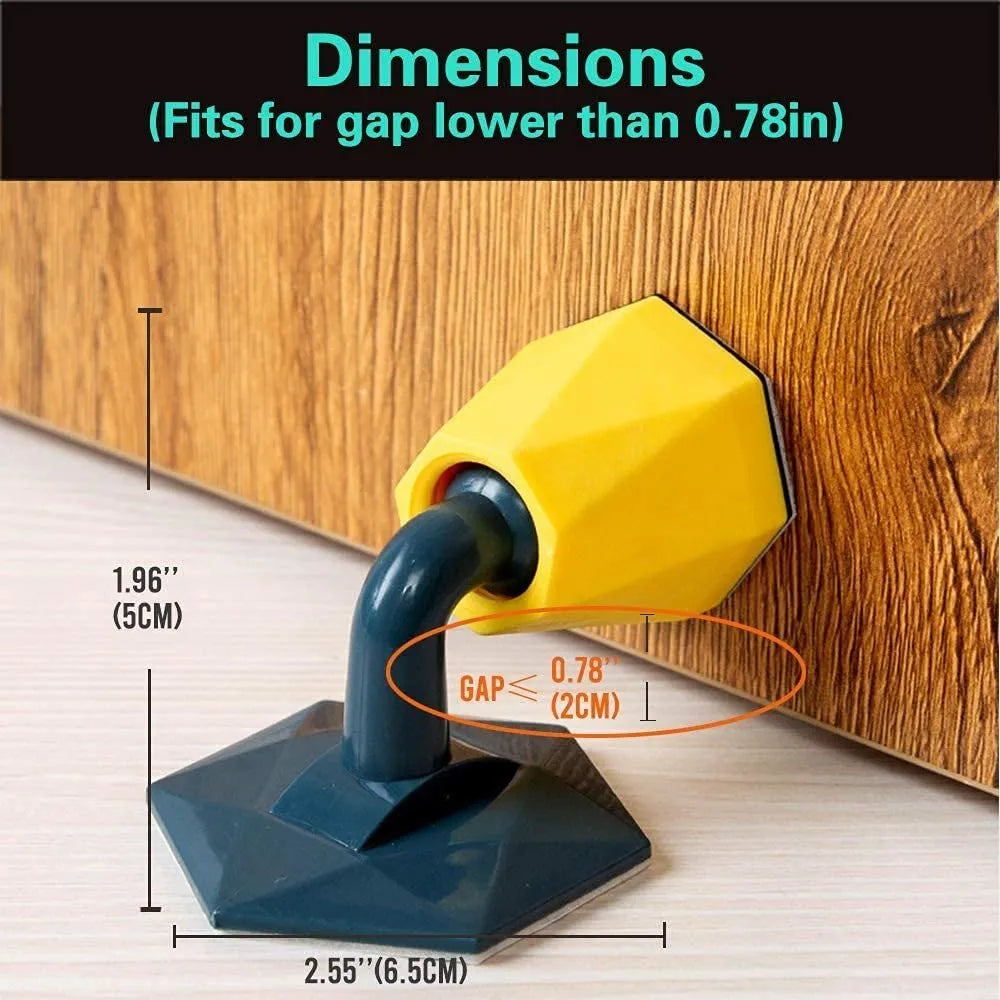 Silicone Punch Free Door Stopper