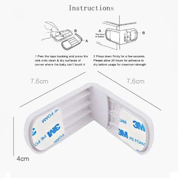 Child Safety Locks for Drawers