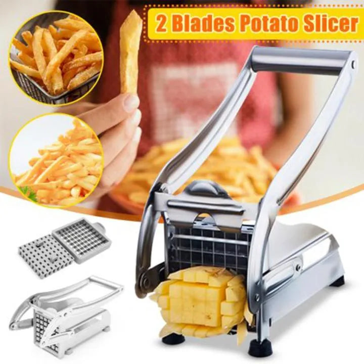 2 in 1 - French Fries Cutter & Salad Chopper