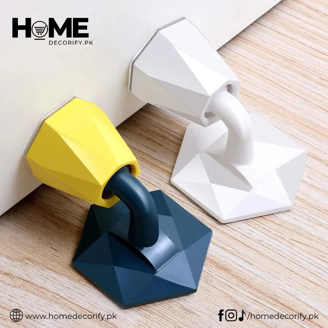 Silicone Punch Free Door Stopper