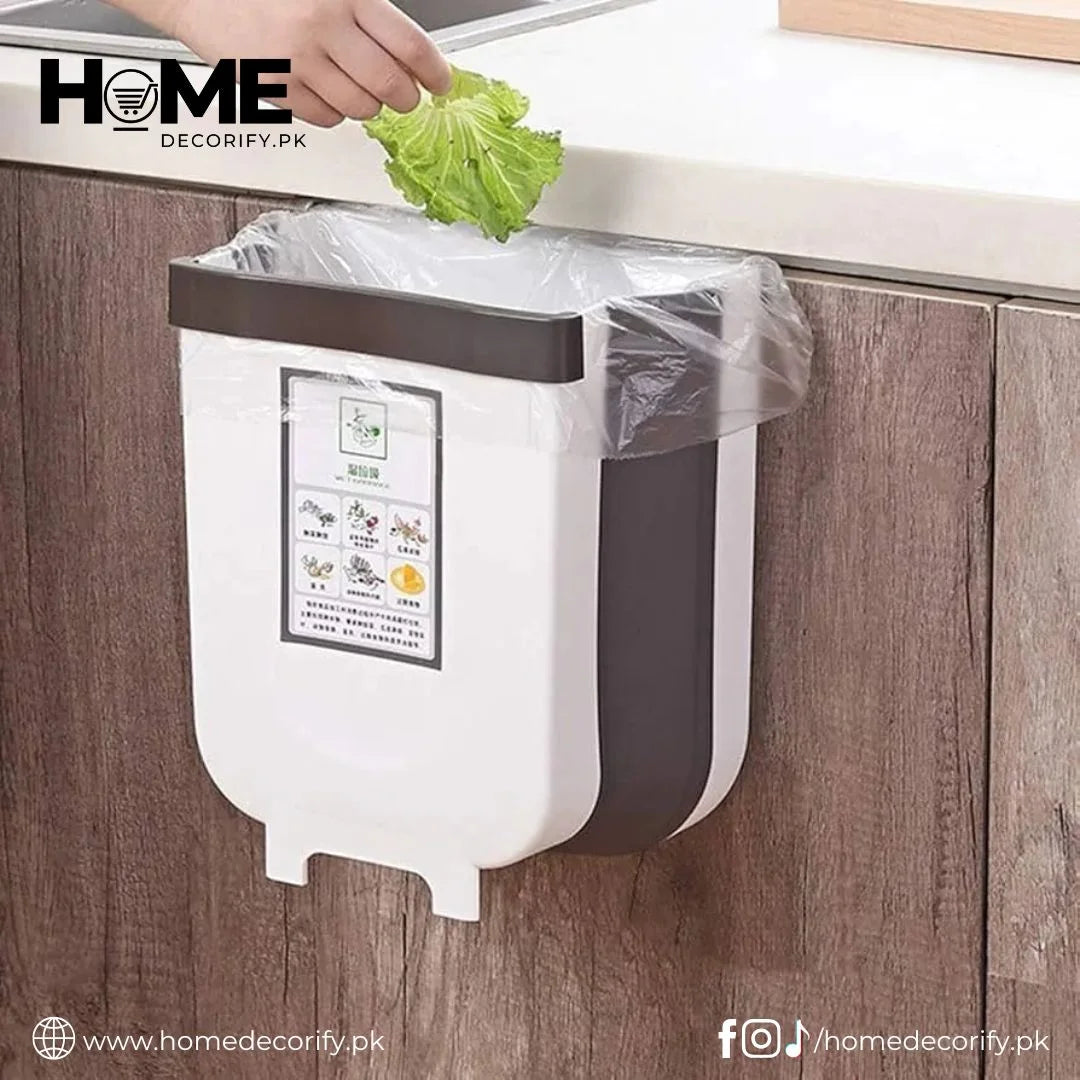 Foldable Dustbin For Kitchen & Bathroom