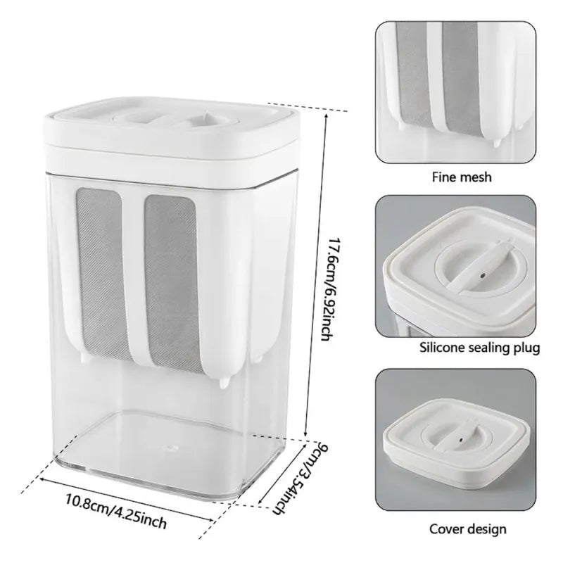 Greek Yogurt Maker with Strainer & Airtight Locks