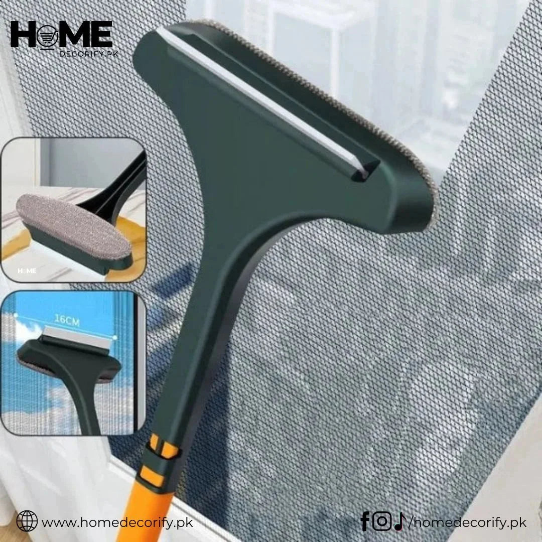 8 Feet Expandable Duster & 2 in 1 Window Mesh Cleaner