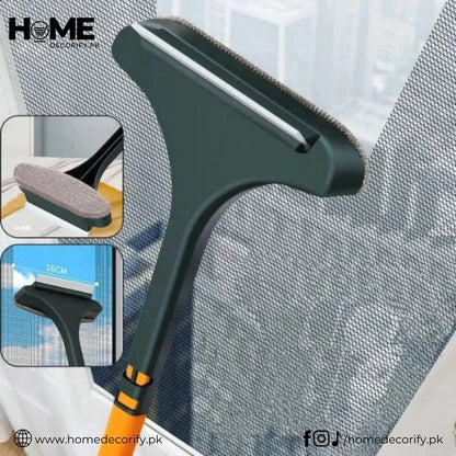8 Feet Expandable Duster & 2 in 1 Window Mesh Cleaner