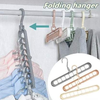 9-Holes Space Saving Hook Hanger