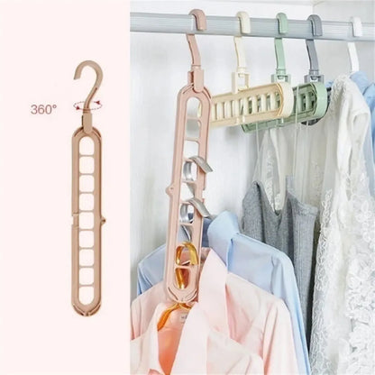 9-Holes Space Saving Hook Hanger