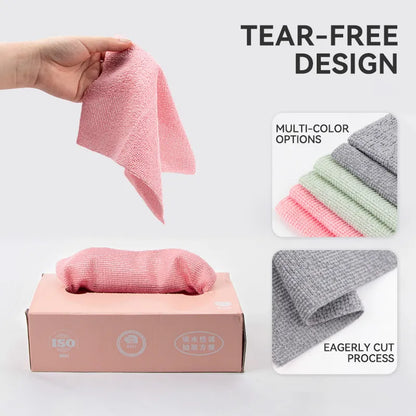 Reusable Oil Absorbent Microfiber Cloths Box