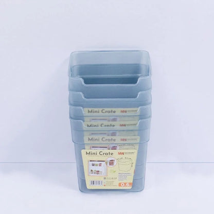 Mini Crate Organizer (Pack of 04)