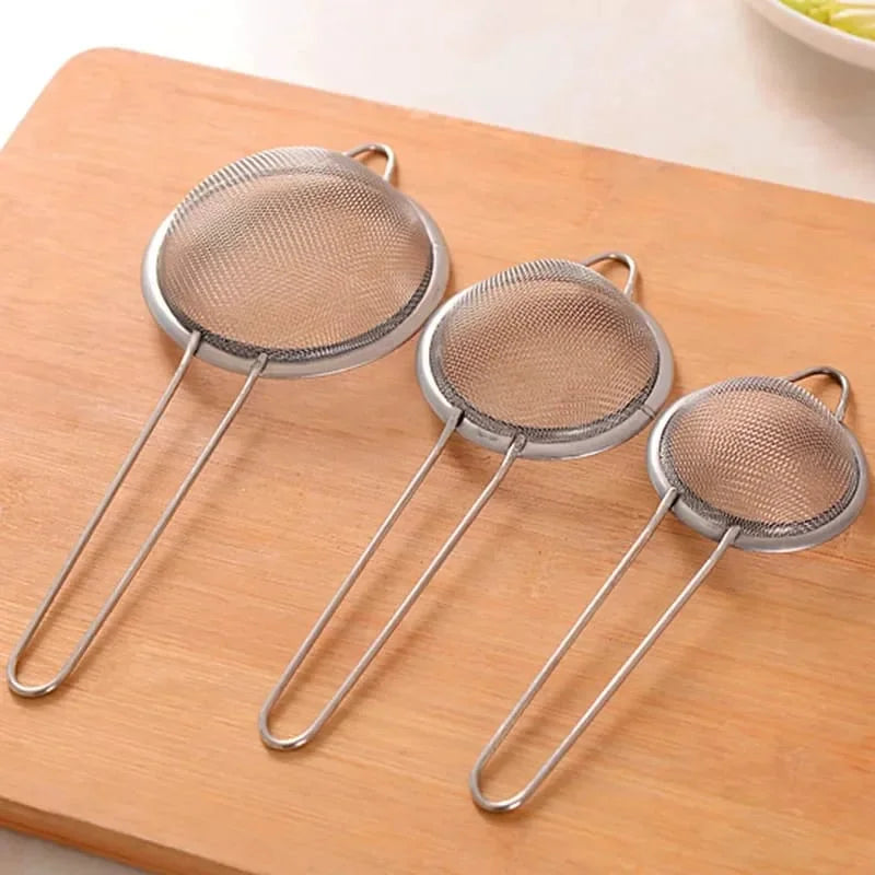 3pcs/set Stainless steel  Wire Fine & Mesh Oil Strainer