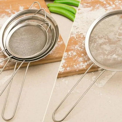 3pcs/set Stainless steel  Wire Fine & Mesh Oil Strainer