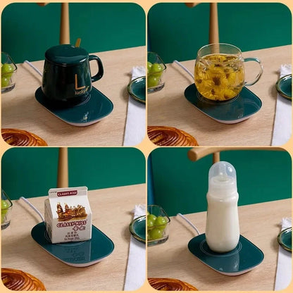Ceramic Coffee Mug (370ML) with Coaster Spoon