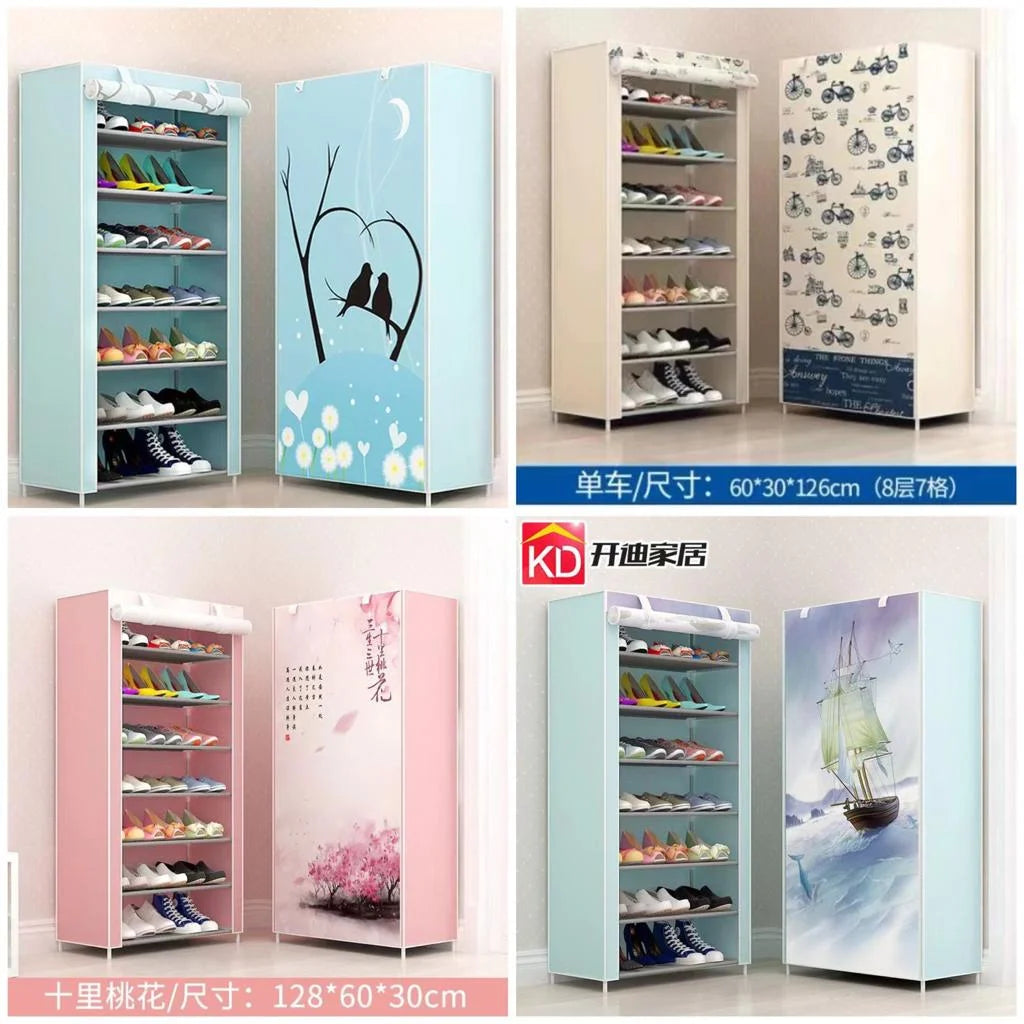 Shoe Rack Cloth - 6 Floor Shoe Set