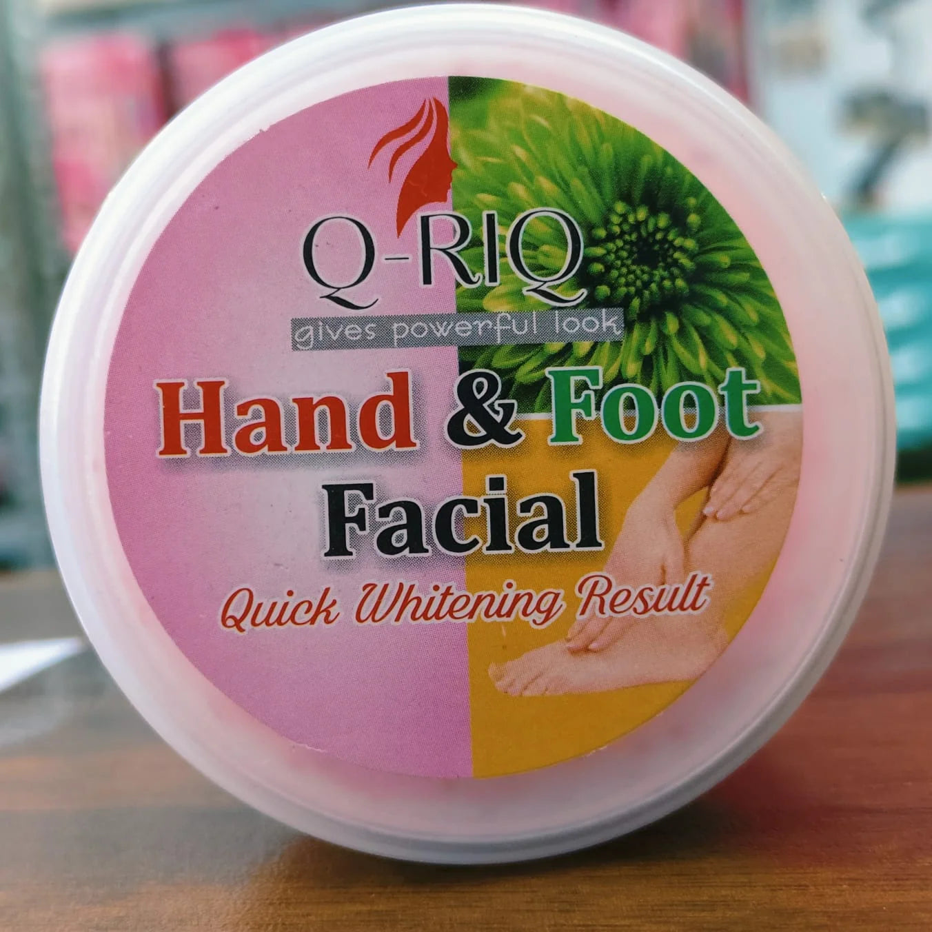 RIQ PINK Hand & Foot Facial Quick Whitening Result