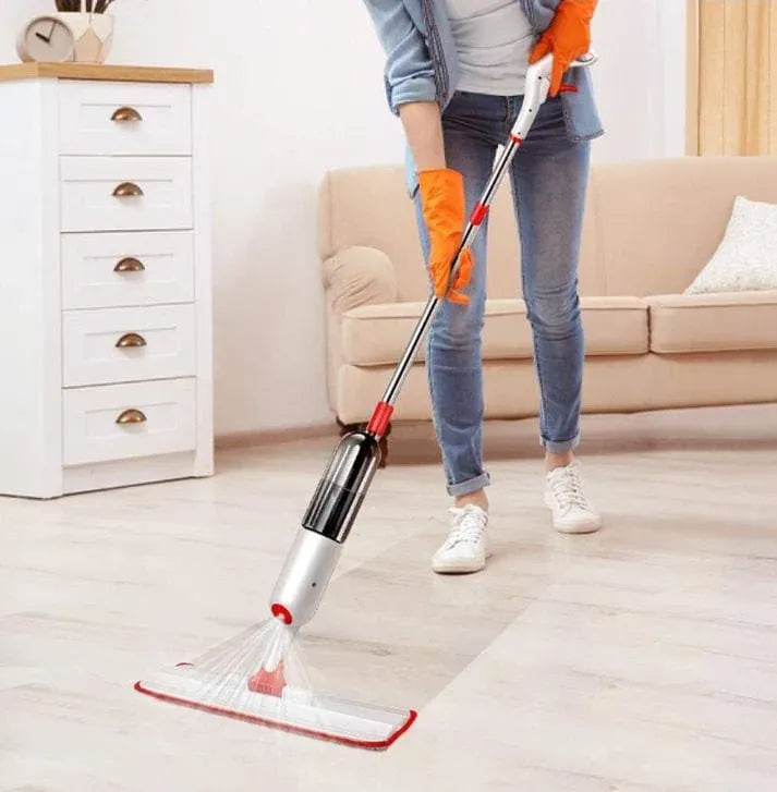 Rotatable Washing Floor Mop with Spray