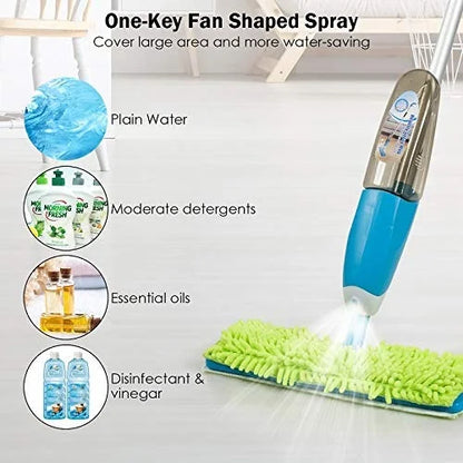 Rotatable Washing Floor Mop with Spray