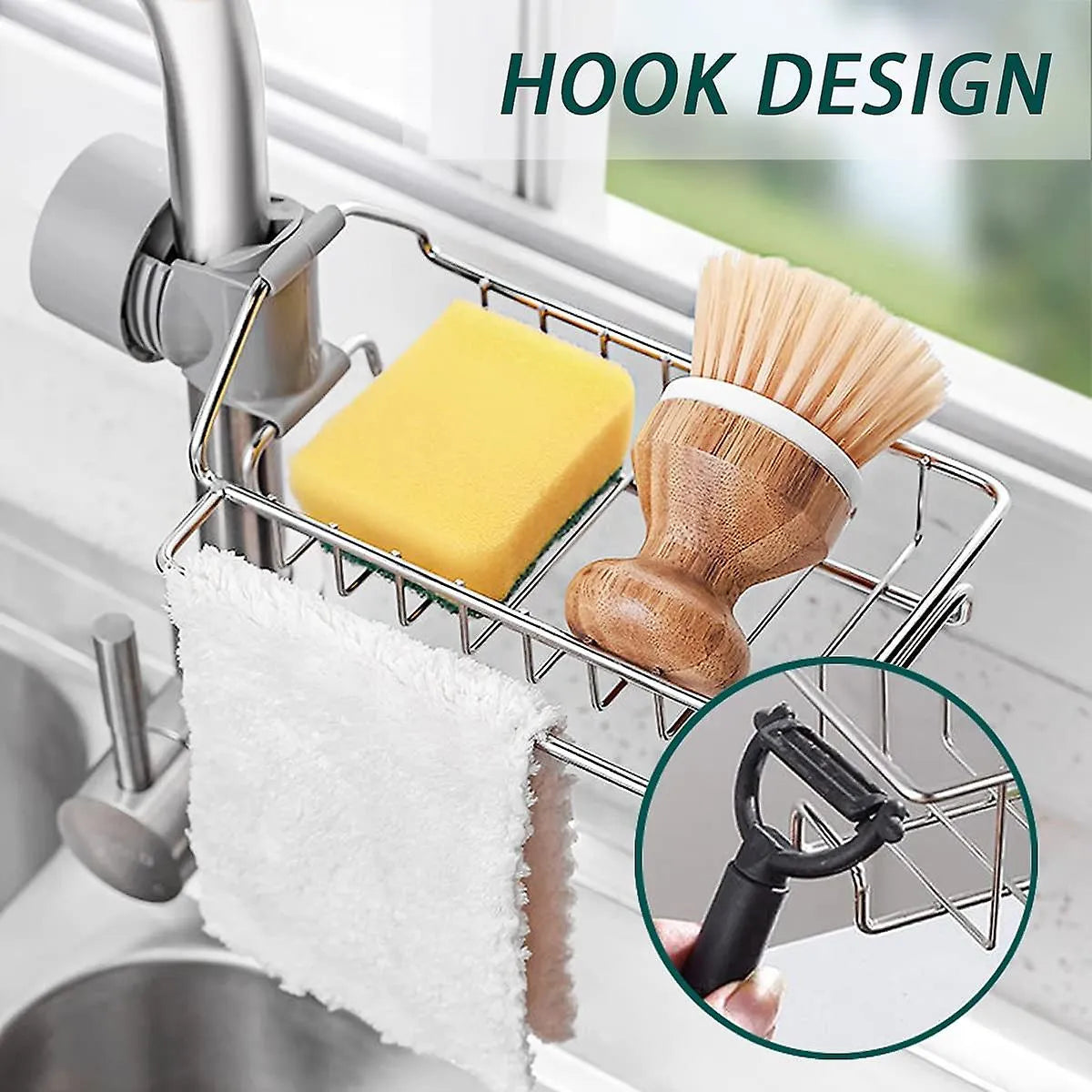 Kitchen Deal - Faucet Storage Rack & Sink Faucet Shower