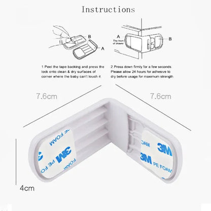 Child Safety Locks for Drawers