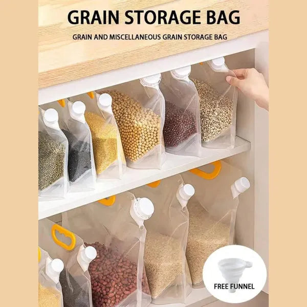 2.5L Transparent & Reusable Food Storage Bags
