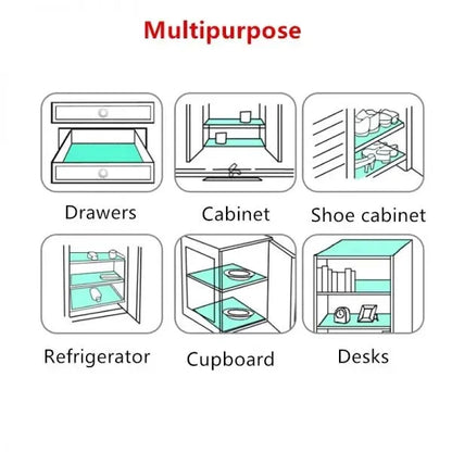 Non-Slip Kitchen Drawer & Shelf Mats (Buy 1 Get 2 Free)