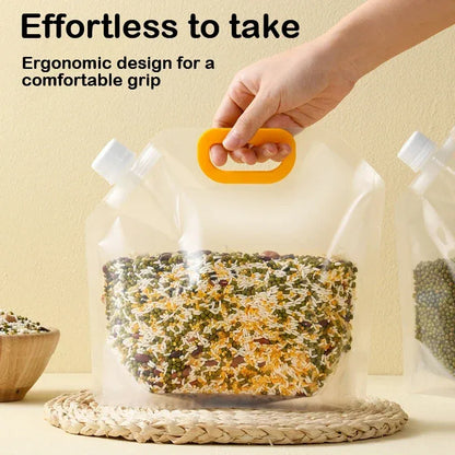 2.5L Transparent & Reusable Food Storage Bags