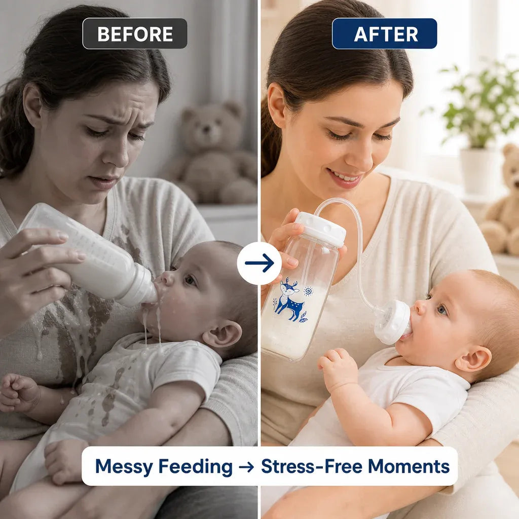Baby Bottle and Pacifier Feeding Set