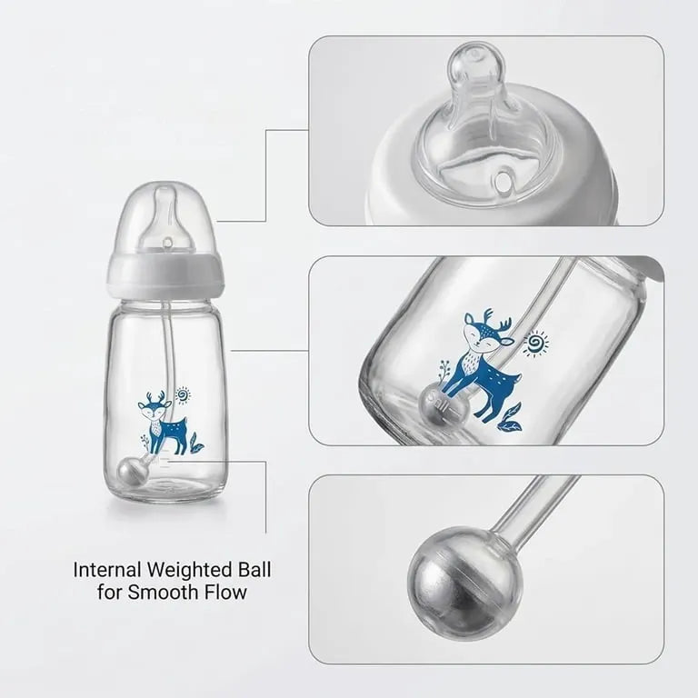 Baby Bottle and Pacifier Feeding Set