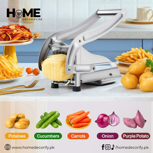 2 in 1 - French Fries Cutter & Vegetable Chopper