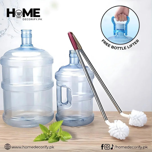 19L Water Bottle Cleaning Brush & FREE Bottle Lifter