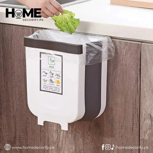 Foldable Dustbin For Kitchen & Bathroom