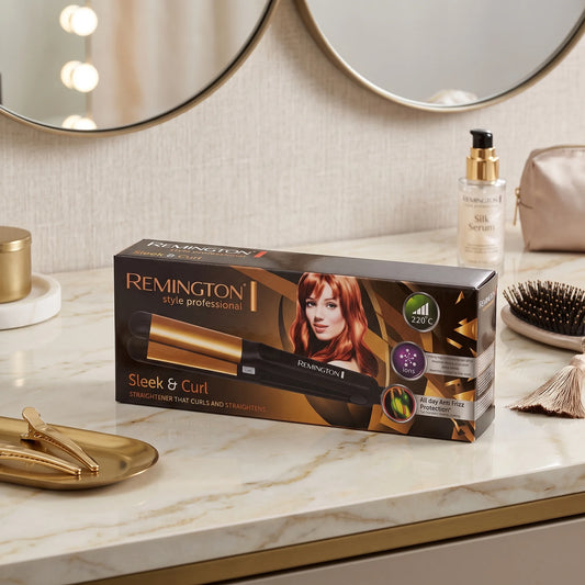 Remington Style Sleek And Curl Hair Straightener
